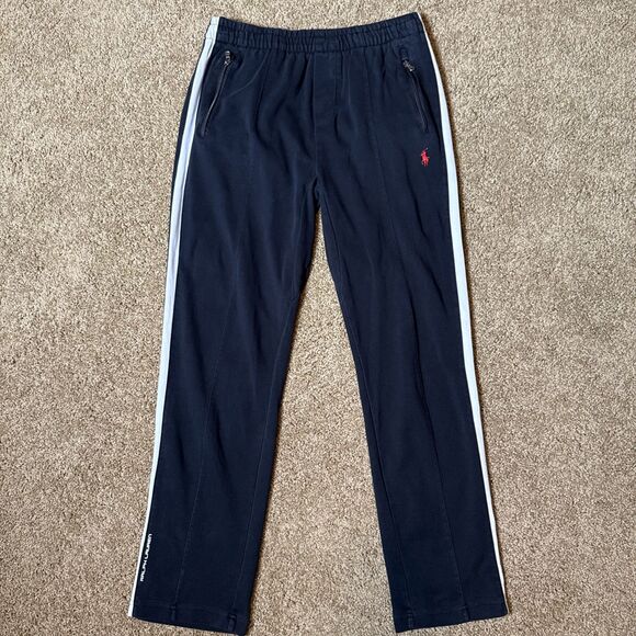 Polo Ralph Lauren Other - Polo Ralph Lauren Interlock Track Pant Mens Medium Black Pony Sweatpants Lounge